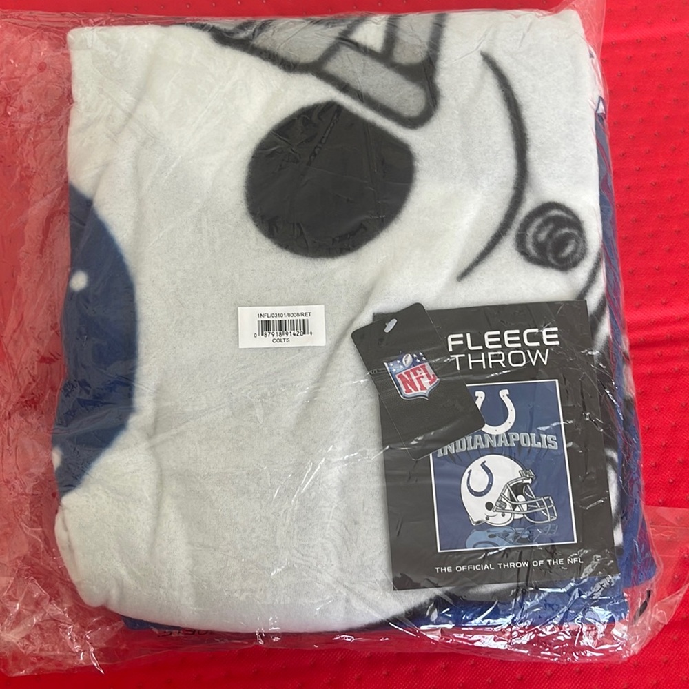 Brand new fleece throw Indianapolis.